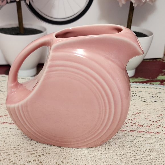 Vintage Fiestaware Pink Pitcher - Picture 3 of 5